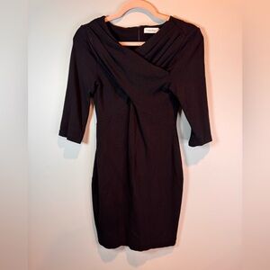 Calvin Klein Black 3/4 Sleeve Dress